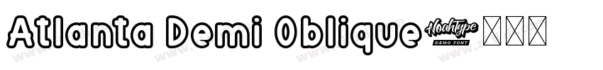 Atlanta Demi Oblique字体转换